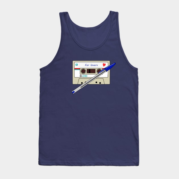 Cassette for lovers Tank Top by Pendientera